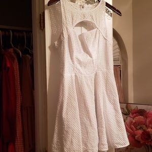Guess white a-line mini